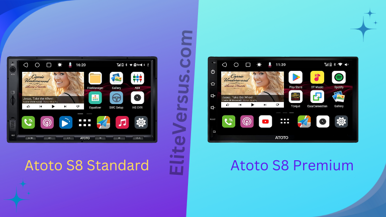 Atoto S8 Standard vs Atoto S8 Premium